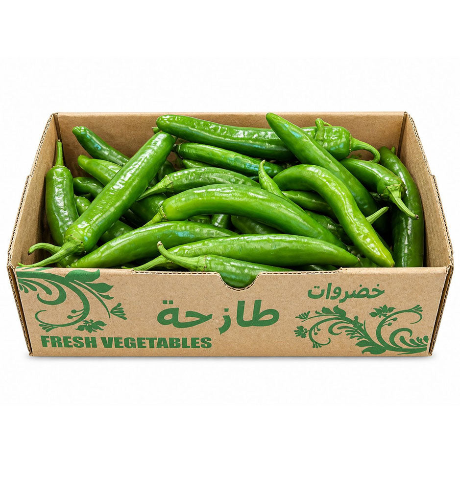 فلفل أخضر كويتي طازج